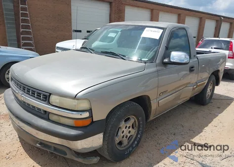 2001 Chevrolet Silverado 1500 Ls из США, поврежденный, VIN 1GCEC14V61Z209099